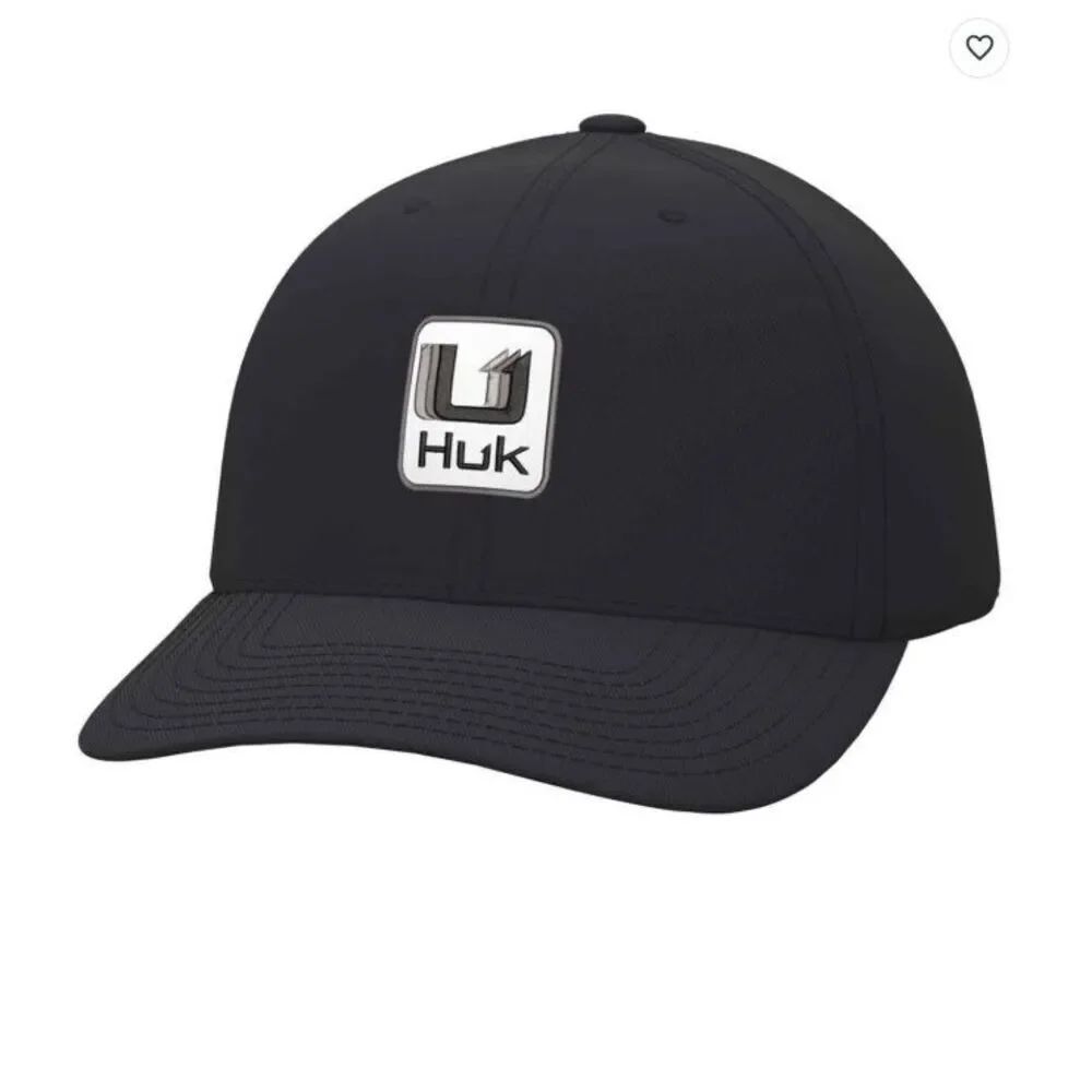 Huk Unstructured Performance Adjustable Hat - Black - One Size
